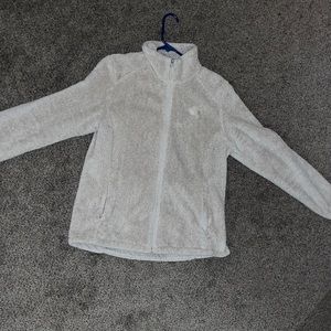 The North Face zip up sweat shirt
